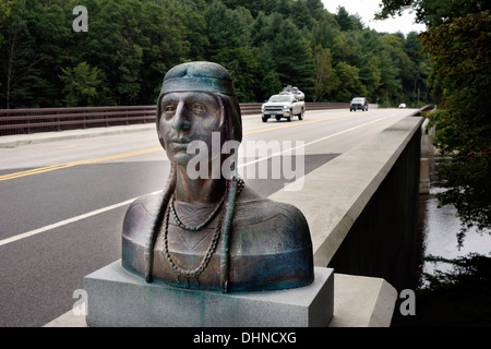 Mohawk Indian zu überbrücken Stockfoto