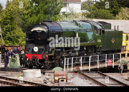 Die Torbay Express, Braunton 34046, Churston Stockfoto