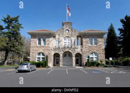 Rathaus von Sonoma, Sonoma, Kalifornien, Vereinigte Staaten von Amerika Stockfoto