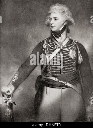 Georg, Prince of Wales, später George IV, 1762 –1830, im Alter von 36 Jahren. Stockfoto