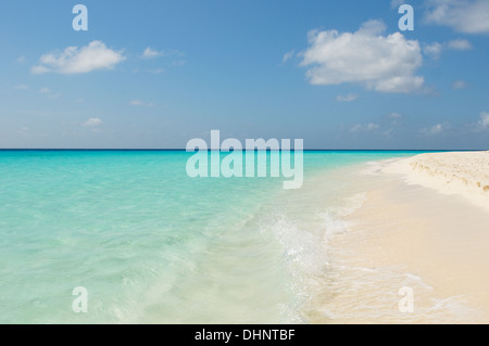 tropischer Strand, Los Roques Inseln, venezuela Stockfoto