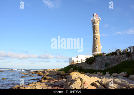 Leuchtturm in Jose Ignacio unweit von Punta del Este, Uruguay Stockfoto