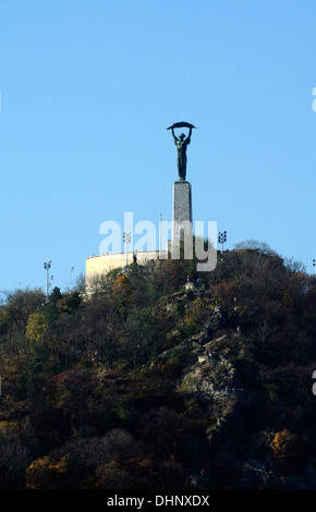 Befreiung-Denkmal an der Zitadelle auf dem Gellért-Hügel Budapest Ungarn Europa Stockfoto