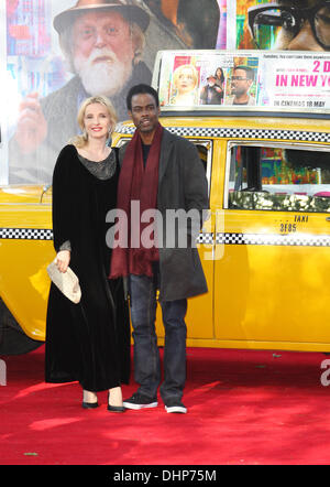 Julie Delpy und Chris Rock UK-premiere von 2 Tagen in New York am Odeon Kensington London, England - 11.05.12 Stockfoto