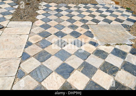 Bodenbelag Bad Aphrodisias Türkei Stockfoto