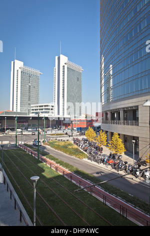 Piazza Gae Aulenti, Porta Nuova-Projekt, Business Zentrum von Mailand Stockfoto