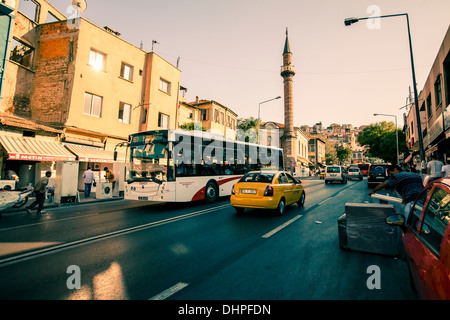 Straßenverkehr von Izmir 2013 Stockfoto