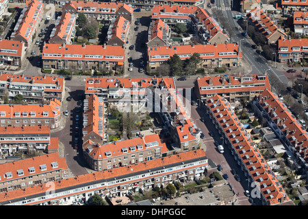 Wohnquartier, Antenne, den Haag, Den Haag, Niederlande Stockfoto