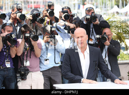 Bruce Willis "Moonrise Kingdom" Photocall - während der 65. Cannes Film-Festival Cannes, France - 16.05.12 Stockfoto