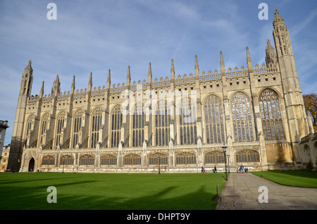 Die Kapelle des Kings College, Cambridge, eines der konstituierenden Colleges der Universität Cambridge. Stockfoto