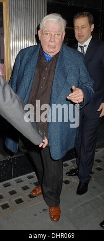 Richard Griffiths OBE nachts Presse für The Sunshine Boys am Savoy Theatre. London, England-17.05.12 Stockfoto