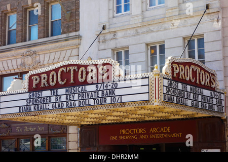 Aufsichtführenden Theater in Schenectady, New York Stockfoto