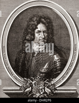 Graf Erik Jönsson Dahlbergh, 1625 – 1703. Schwedischer Erfinder, Soldat und Feldmarschall. Stockfoto