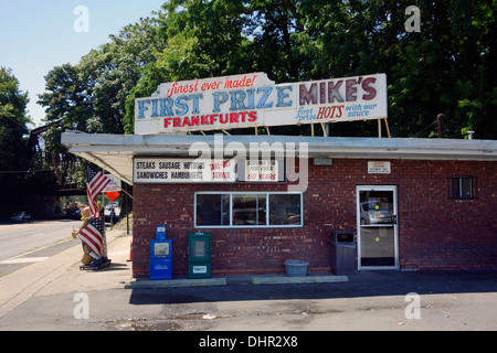 erster Preis Mikes Frankfurts Restaurant in Schenectady, NY Stockfoto