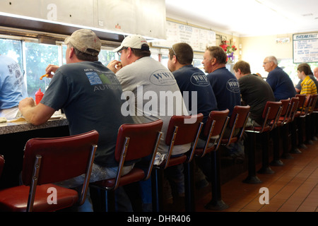 erster Preis Mikes Frankfurts Restaurant in Schenectady, NY Stockfoto