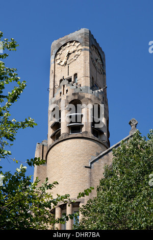 Jugendstil-Turm Americain-Hotel in Amsterdam, Niederlande Stockfoto