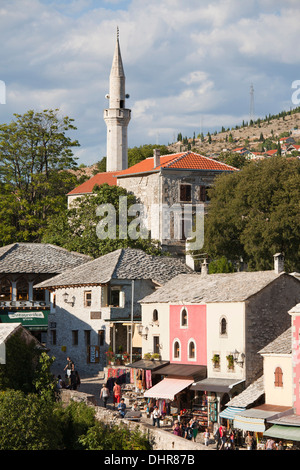 Altstadt, Kujundziluk Straße, Ostseite, Mostar, Bosnien und Herzegowina, Europa Stockfoto