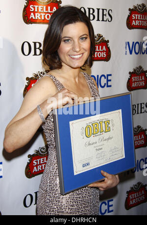 Susan Pourfar statt der 57. "Village Voice" Obie Awards Zeremonie in der Webster Hall - Presse Raum New York City, USA - 21.05.12 Stockfoto