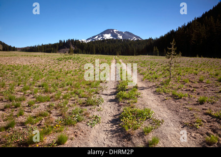 OREGON - der Süden Schwester aus der Wickiup Ebene in der Wildnis der drei Schwestern des Deschutes National Forest. Stockfoto