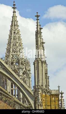 Türme Ulmer Münster Stockfoto