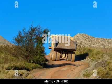 Terex TR35 Muldenkipper. Shap Beck Steinbruch, Shap, Cumbria, England, Vereinigtes Königreich, Europa. Stockfoto