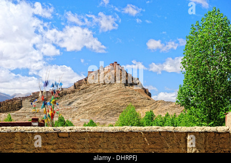 Gyantse Dzong Festung Tibet Stockfoto