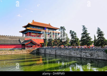 Norden Ausfahrt verbotenen Stadt Peking China Stockfoto