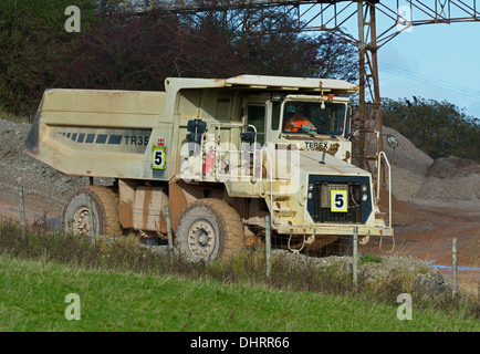 Terex TR35 Muldenkipper. Shap Beck Steinbruch, Shap, Cumbria, England, Vereinigtes Königreich, Europa. Stockfoto