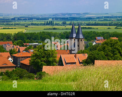 Drübeck Abbey mit Klosterkirche, Drübeck, Sachsen-Anhalt Deutschland Stockfoto