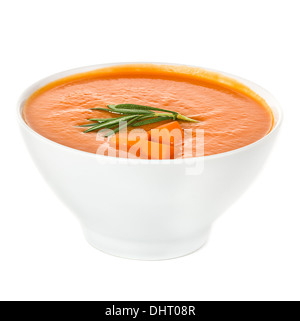 Cremesuppe, isoliert Stockfoto