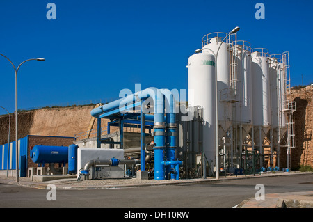 Entsalzung Pflanzen, Carboneras, Almeria-Provinz, Region von Andalusien, Spanien, Europa Stockfoto