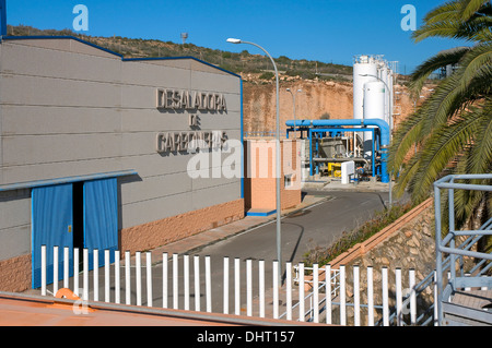 Entsalzung Pflanzen, Carboneras, Almeria-Provinz, Region von Andalusien, Spanien, Europa Stockfoto