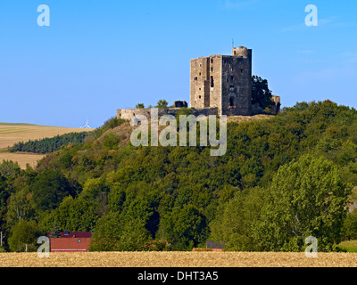 Burgruine Arnstein, Harkerode, Sachsen-Anhalt, Deutschland Stockfoto