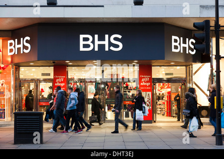 Der BHS-Store auf der Oxford Street, London Stockfoto