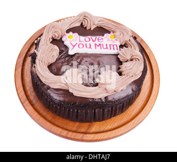 Schokolade Kuchen Stockfoto