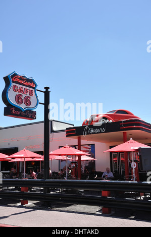 Kreuzer Cafe 66 Restaurant in Williams, eine alte historische Route 66 Stadt in Arizona, USA Stockfoto