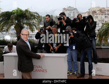 Regisseur Ken Loach "The Angels Share" Fototermin während der 65. Cannes Film-Festival Cannes, France - 22.05.12 Stockfoto