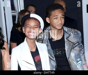 Willow Smith, Jaden Smith "Men in Black III" New Yorker Premiere, statt im Ziegfeld Theater - Ankunft New York City - USA 23.05.12 Stockfoto