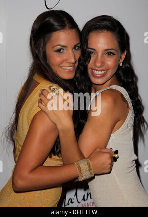 Karina d'Erizans, Nancy Sayegh The Catalina Reality Show Premierenparty an Catalina Hotel Miami Beach, Florida - 22.05.12 Stockfoto