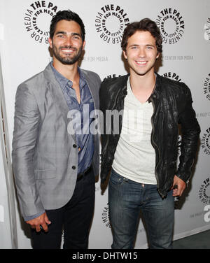 Tyler Hoechlin, Stephen Lunsford MTVs "Teen Wolf" Staffel 2 Premiere Screening & Panel im Beverly Center - Ankünfte Beverly Hills, Kalifornien - 23.05.12 Stockfoto