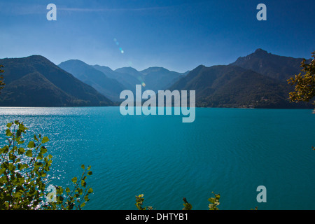 Berg See Lago di Ledro Stockfoto