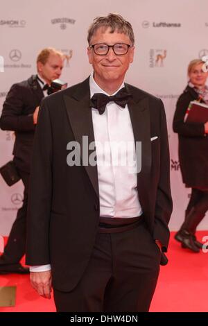 Berlin, Deutschland. 14. November 2013. Berlin, Deutschland. 15. November 2013. Bill Gates auf der 65. BAMBI awards am 14. November 2013 von der Stage-Theater in Berlin Kredit: Dpa picture-Alliance/Alamy Live News Stockfoto