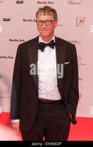 Berlin, Deutschland. 14. November 2013. Berlin, Deutschland. 15. November 2013. Bill Gates auf der 65. BAMBI awards am 14. November 2013 von der Stage-Theater in Berlin Kredit: Dpa picture-Alliance/Alamy Live News Stockfoto