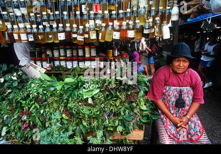 Kräuter-, Mercado Ver o Peso, Belem, Bundesstaat Para, Amazonas, Brasilien, Südamerika Stockfoto