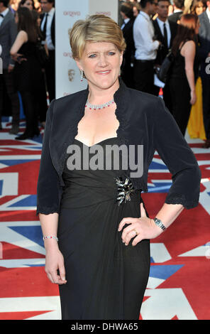 Clare Balding 2012 statt Arqiva British Academy Television Awards in der Royal Festival Hall - Ankünfte. London, England - 27.05.12 Stockfoto