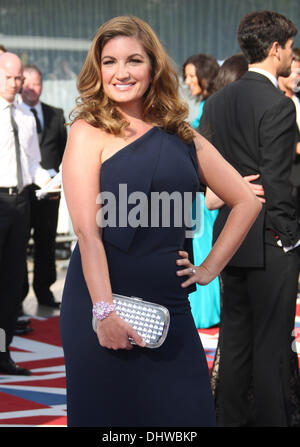 Karen Brady die 2012 Arqiva British Academy Television Awards (BAFTAs), gehalten in der Royal Festival Hall - Ankünfte London, England - 27.05.12 Stockfoto