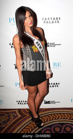 Vermissen Sie New York USA, Johanna Sambucini im Pure Nightclub im Caesars Palace Las Vegas, Nevada - 27.05.12, Stockfoto