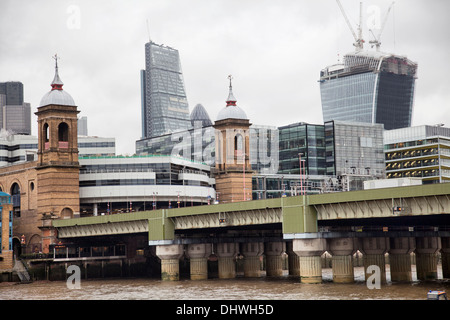 London Stadt Wolkenkratzer Bau - UK Stockfoto