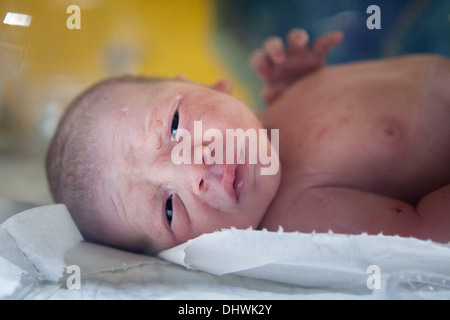 NEUGEBORENES BABY Stockfoto