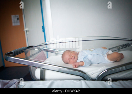 NEUGEBORENES BABY Stockfoto